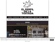 Tablet Screenshot of elperfildelatostada.com